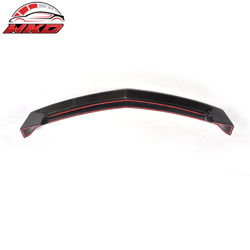 Fits 16-19 Cadillac ATS V Sedan V Style Rear Trunk Spoiler Matte Carbon Fiber