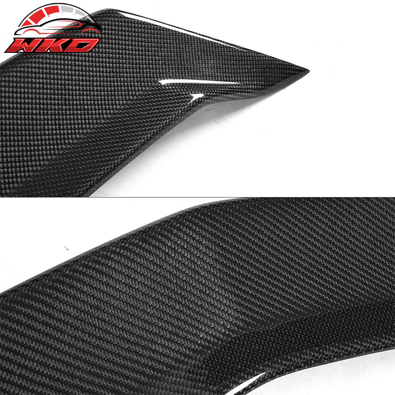 Fits 16-19 Cadillac ATS V Sedan V Style Rear Trunk Spoiler Matte Carbon Fiber