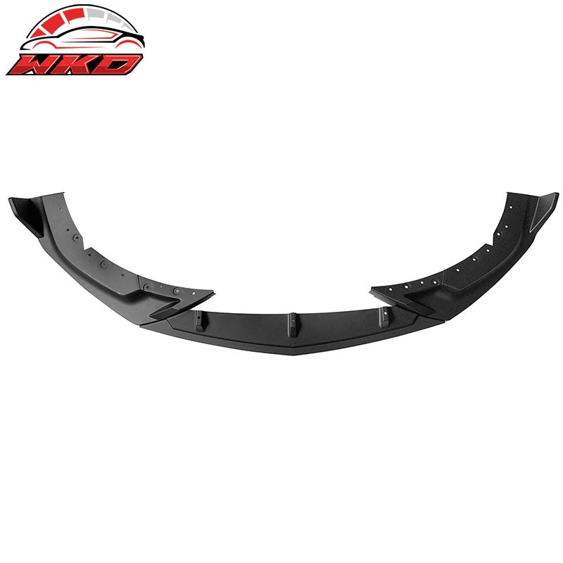 Fits 20-26 Cadillac CT4 Matte Black Front Bumper Lip PP 3PC