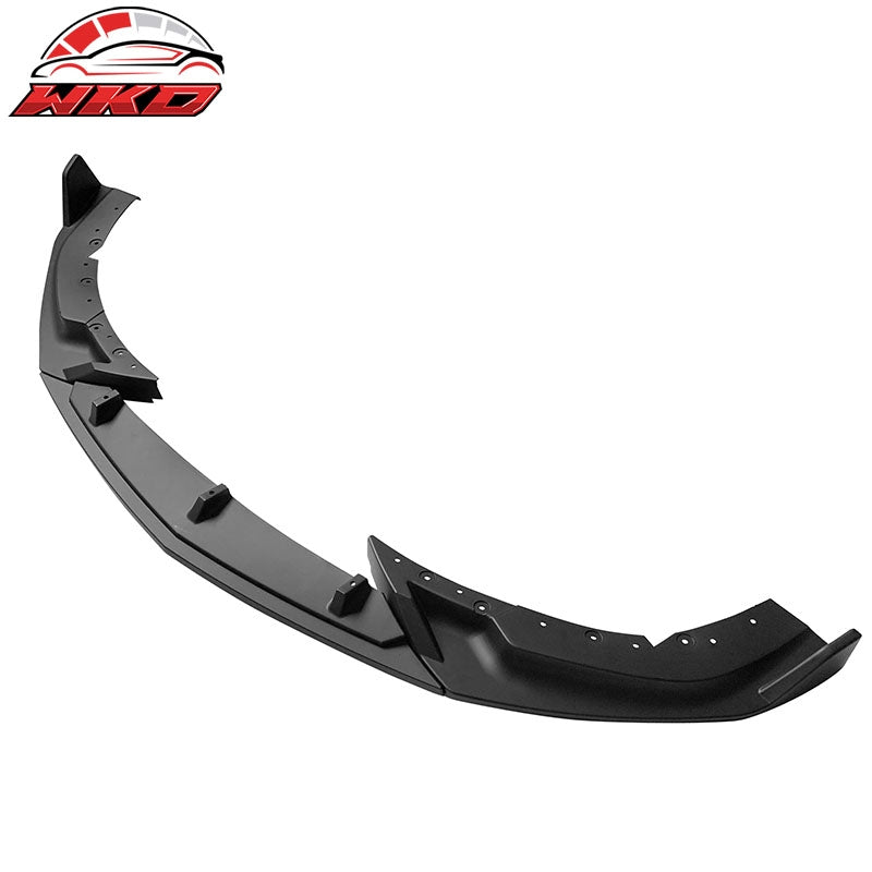 Fits 20-26 Cadillac CT4 Matte Black Front Bumper Lip PP 3PC