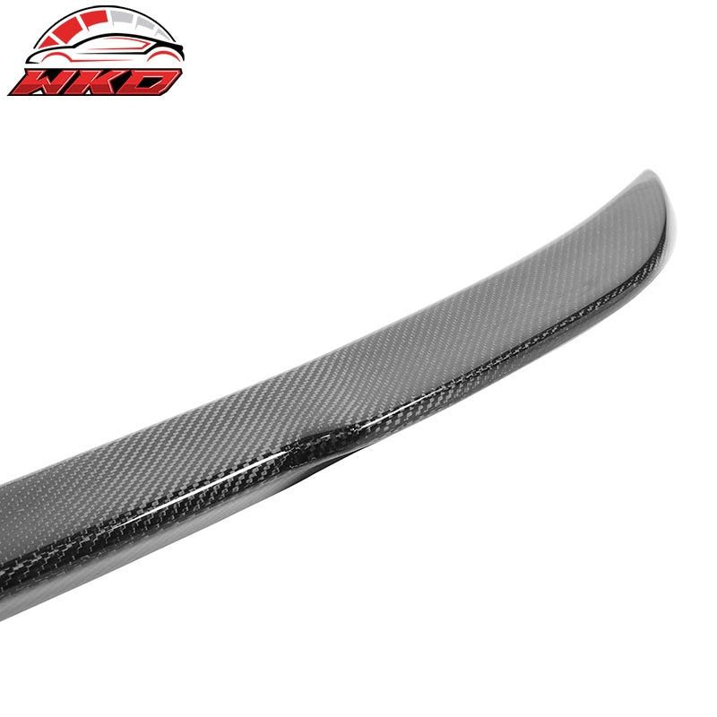 Fits 20-26 Cadillac CT5 CS Style Real Carbon Fiber Rear Trunk Spoiler Tail Wing