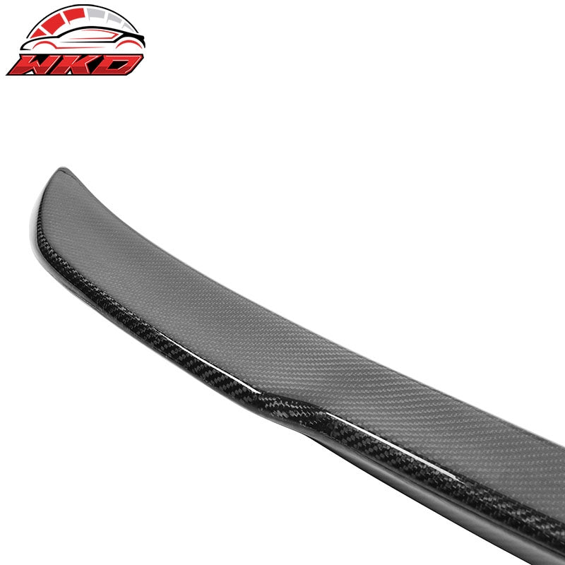 Fits 20-26 Cadillac CT5 CS Style Real Carbon Fiber Rear Trunk Spoiler Tail Wing