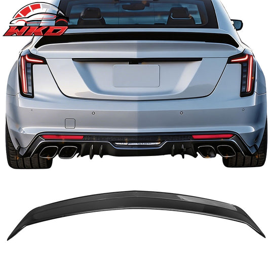 Wholesale For 20-26 Cadillac CT5 V Blackwing Style Gloss Black Rear Trunk Spoiler Wing ABS