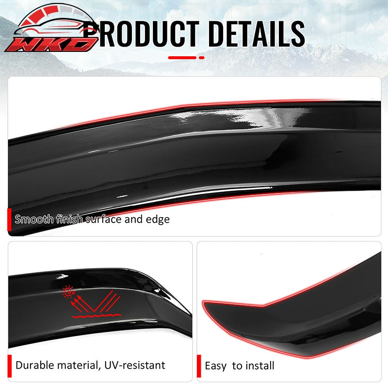 For 20-26 Cadillac CT5 V Blackwing Style Gloss Black Rear Trunk Spoiler Wing ABS