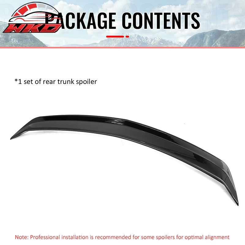 For 20-26 Cadillac CT5 V Blackwing Style Gloss Black Rear Trunk Spoiler Wing ABS