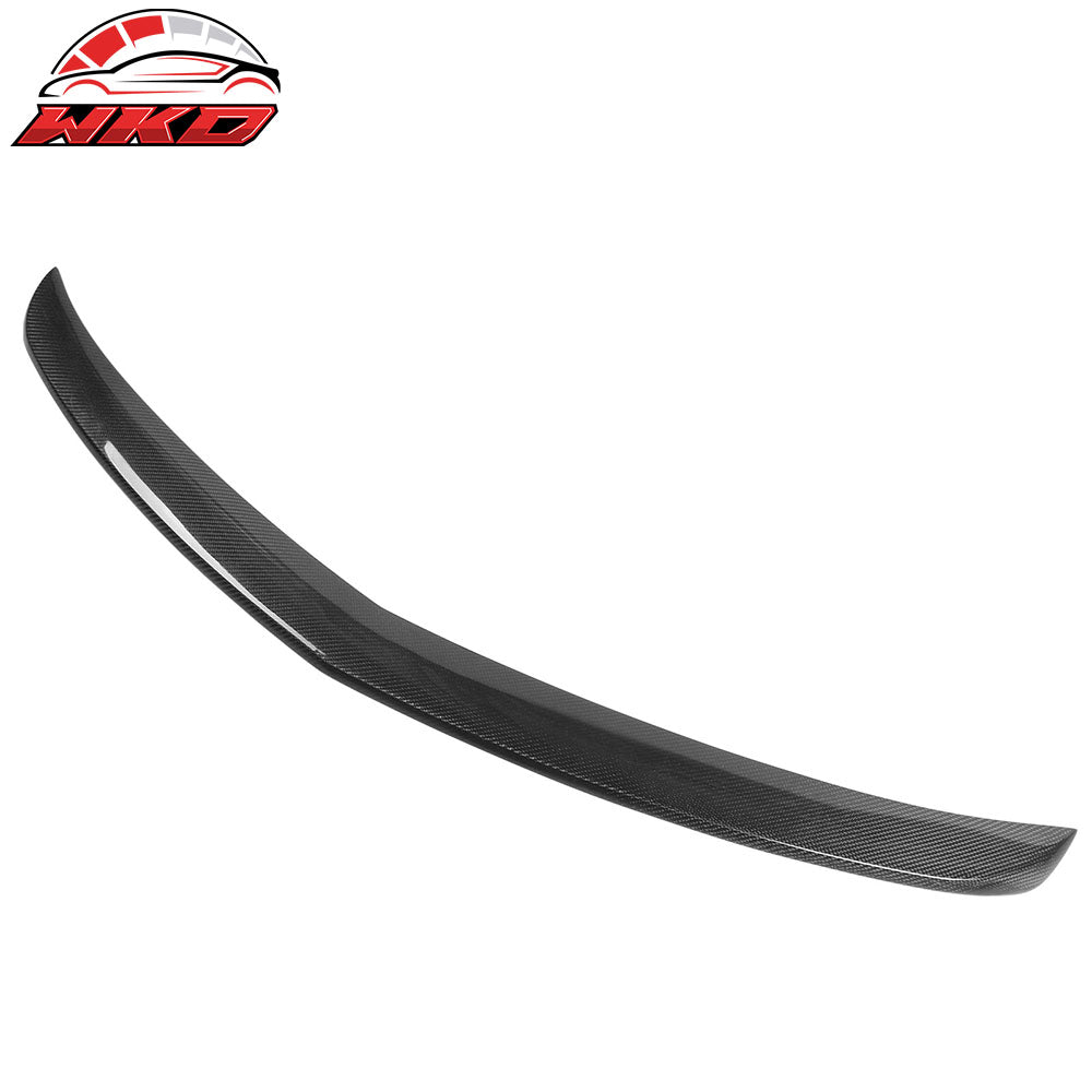 Fits 20-25 Cadillac CT5 OE Style Rear Trunk Spoiler Wing Lip Real Carbon Fiber