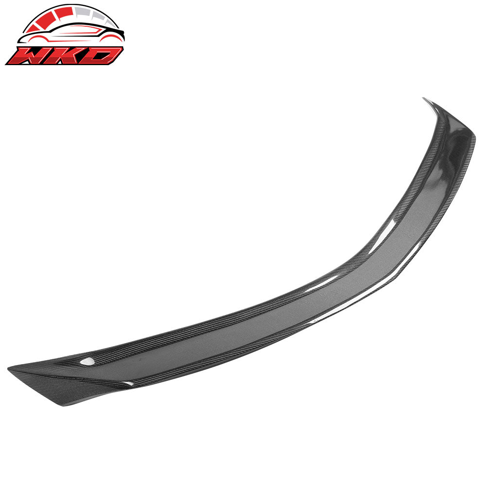 Fits 20-25 Cadillac CT5 V Style Rear Trunk Spoiler Wing Lip Carbon Fiber CF