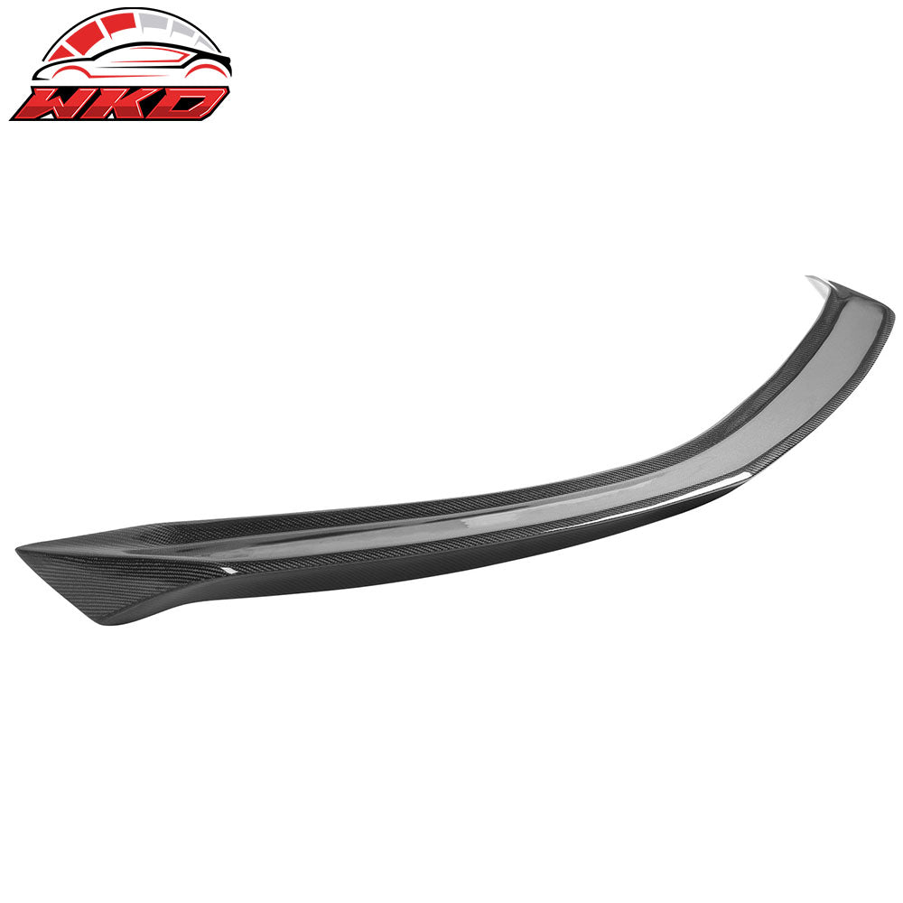 Fits 20-25 Cadillac CT5 V Style Rear Trunk Spoiler Wing Lip Carbon Fiber CF