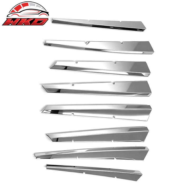 Wholesale 2008-2011 Cadillac CTS Front Bumper Hood Grille Grill Cover Chrome 8PCS