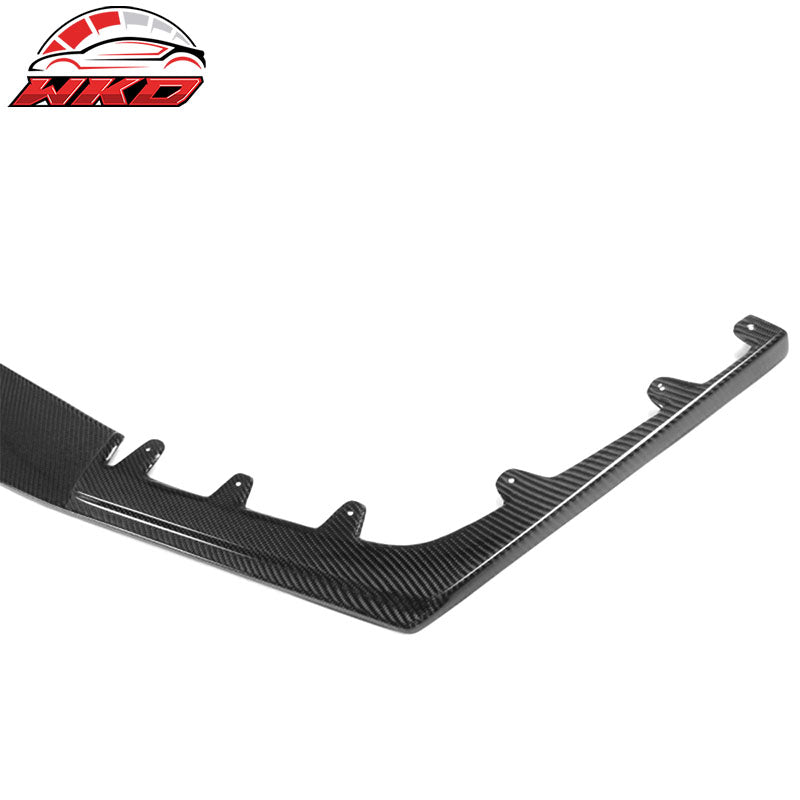 Fits 09-15 Cadillac CTS V HEN Style Front Bumper Lip Carbon Fiber Spoiler Kit