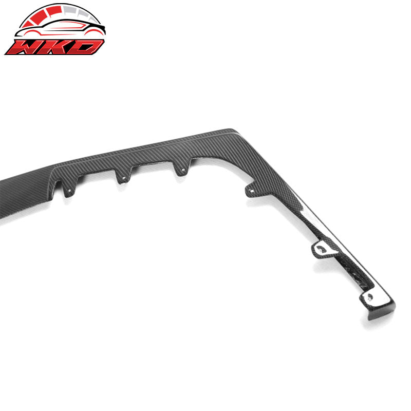 Fits 09-15 Cadillac CTS V HEN Style Front Bumper Lip Carbon Fiber Spoiler Kit