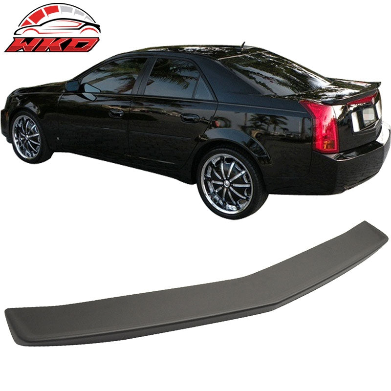 Wholesale 03-07 Cadillac CTS OE Style Rear Trunk Lid Spoiler Wing Lip Matte Black