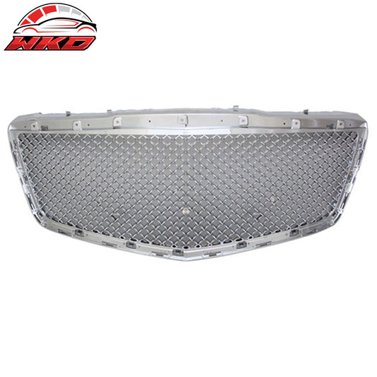 Wholesale 14-19 Cadillac CTS Sedan B Style Chrome Front Bumper Hood Grille Grill ABS