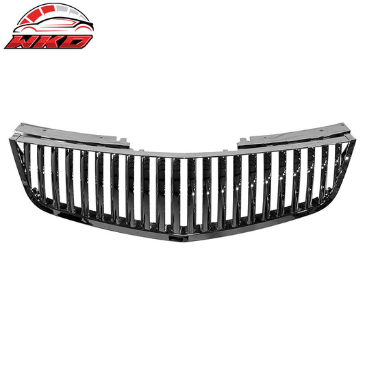 Wholesale 06-11 Cadillac DTS Vertical Style Bumper Upper Grille Hood Grill Chrome ABS
