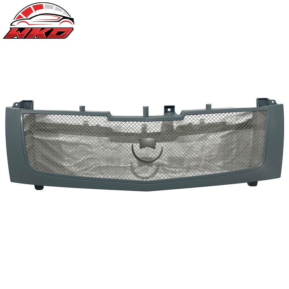 Wholesale 02-06 Cadillac Escalade Front Bumper Upper Hood Grille Gray Stainless Steel