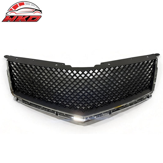 Wholesale 10-16 Cadillac SRX Bentley Mesh Front Upper Grille Trim ABS Chrome W/ Black