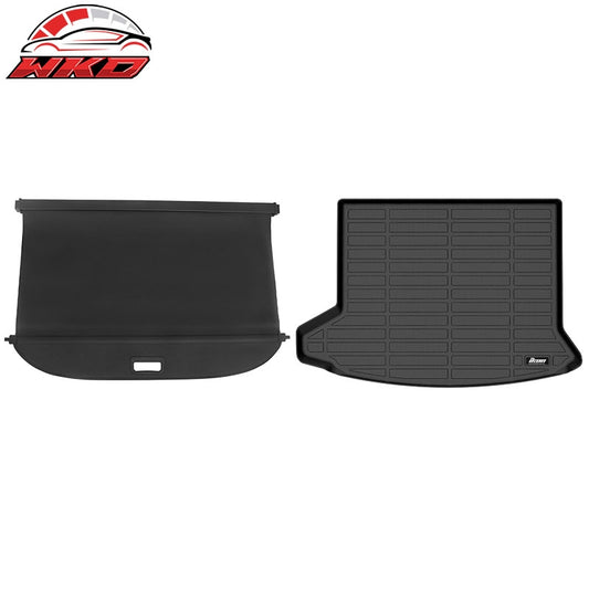Wholesale 19-25 Cadillac XT4 3D TPE Rear Trunk Mat Cargo Liner Pad + Cargo Cover