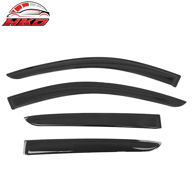 Fits 19-25 Cadillac XT4 Tape on Window Visors Vent Rain Sun Guards Deflectors