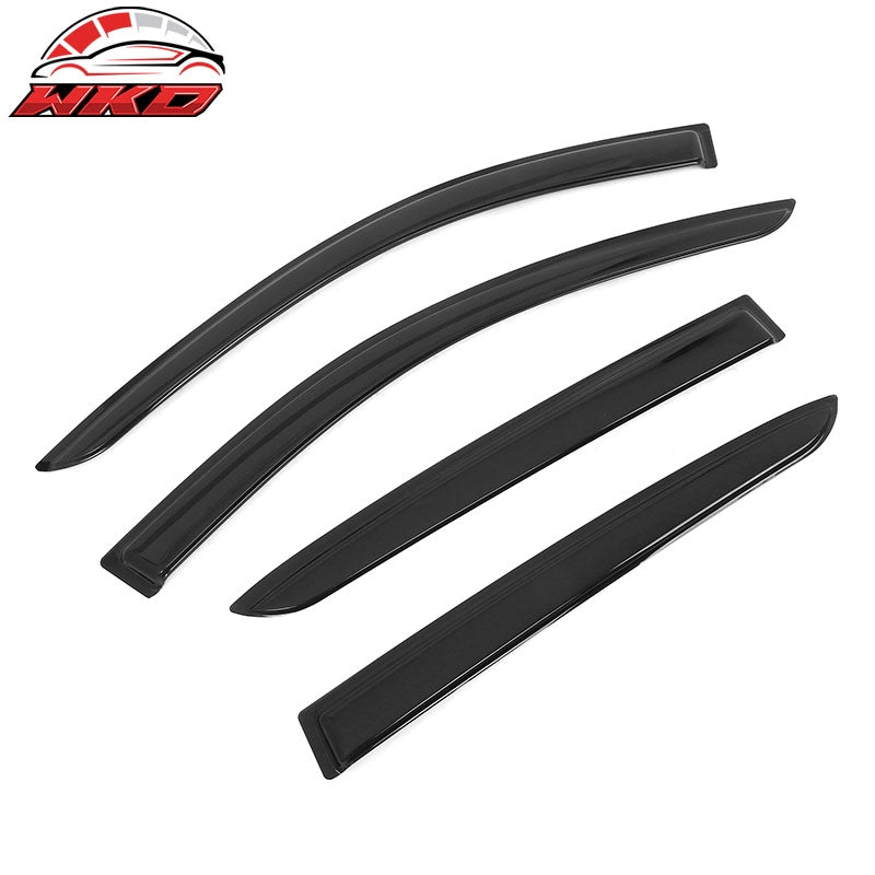 Fits 19-25 Cadillac XT4 Tape on Window Visors Vent Rain Sun Guards Deflectors