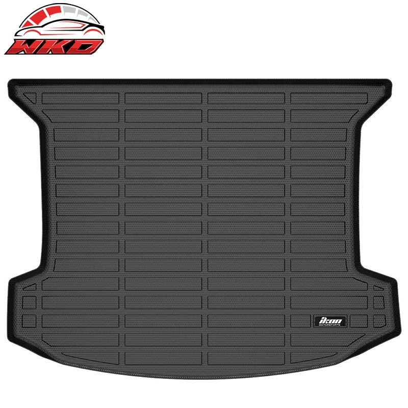 Fits 17-26 Cadillac XT5 Carbon Fiber Texture Rear Cargo Cover + 3D TPE Trunk Mat