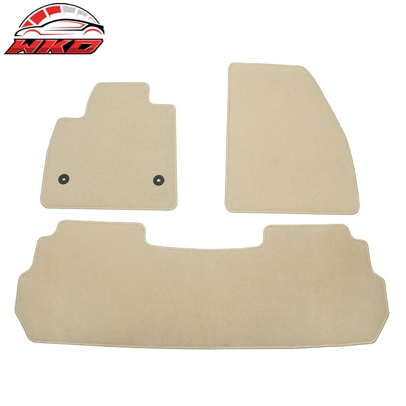 Wholesale 17-26 Cadillac XT5 Beige Nylon Floor Mats Front Rear Custom Carpets Liner