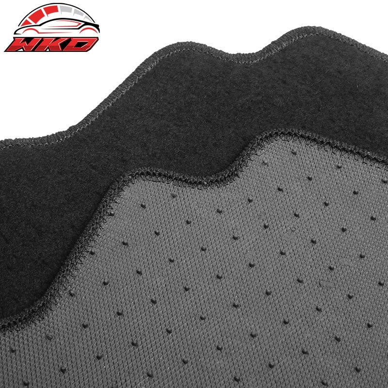 Fits 17-26 Cadillac XT5 Black Nylon Floor Mats Front Rear Custom Carpets Liner