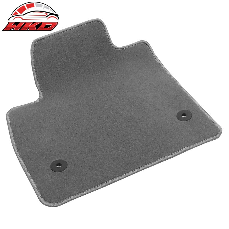 Fits 17-26 Cadillac XT5 Gray Nylon Floor Mats Front Rear Custom Carpets Liner