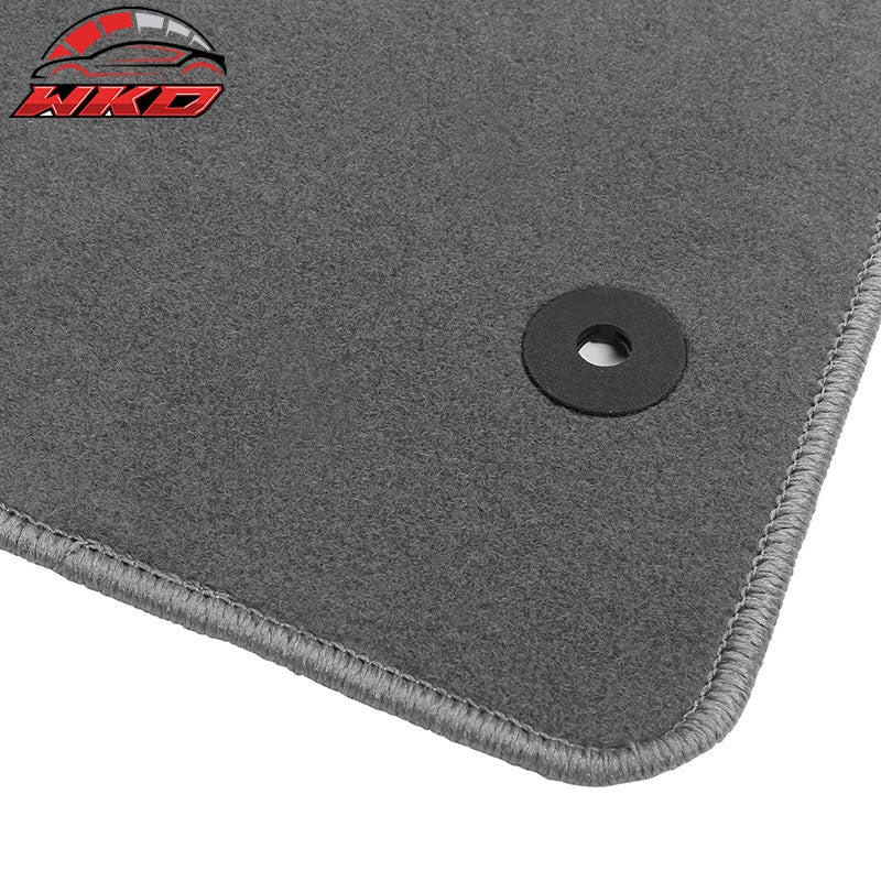 Fits 17-26 Cadillac XT5 Gray Nylon Floor Mats Front Rear Custom Carpets Liner