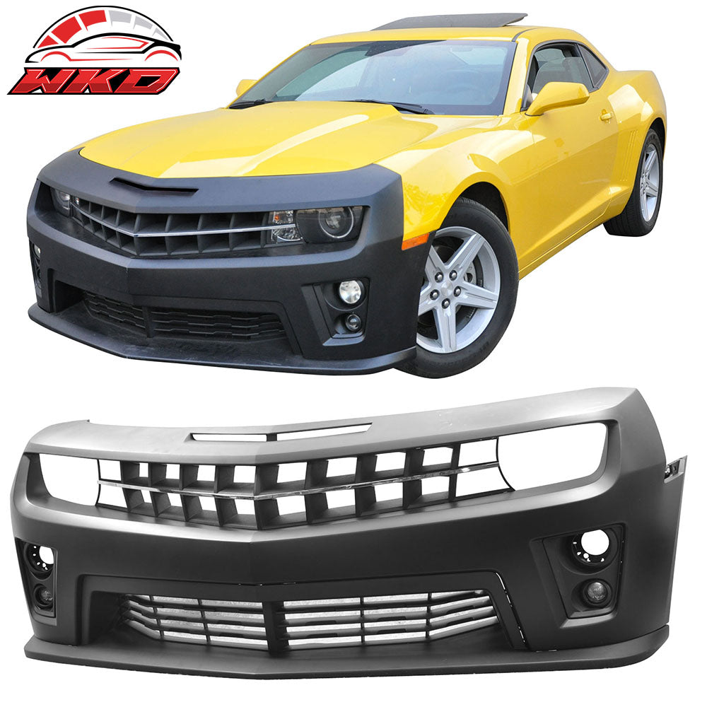 2010-2013 Chevy Camaro SS V8 ZL1 Front End Conversion PP Bumper DRL Fog Light
