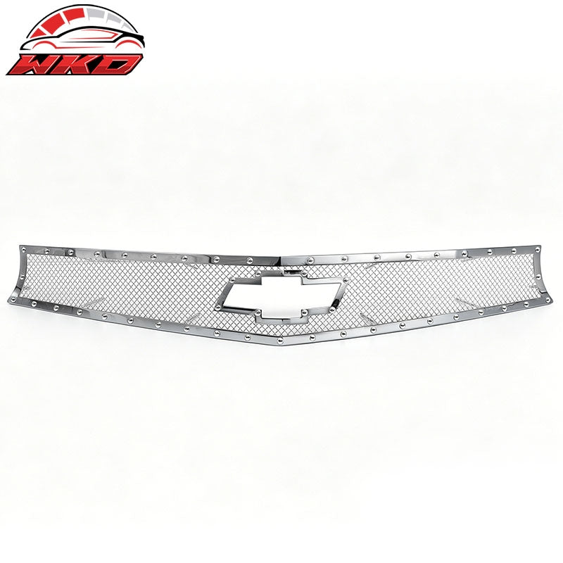 Wholesale 10-13 Camaro Chrome Mesh Deluxe Version Front Upper Grille Stainless Steel
