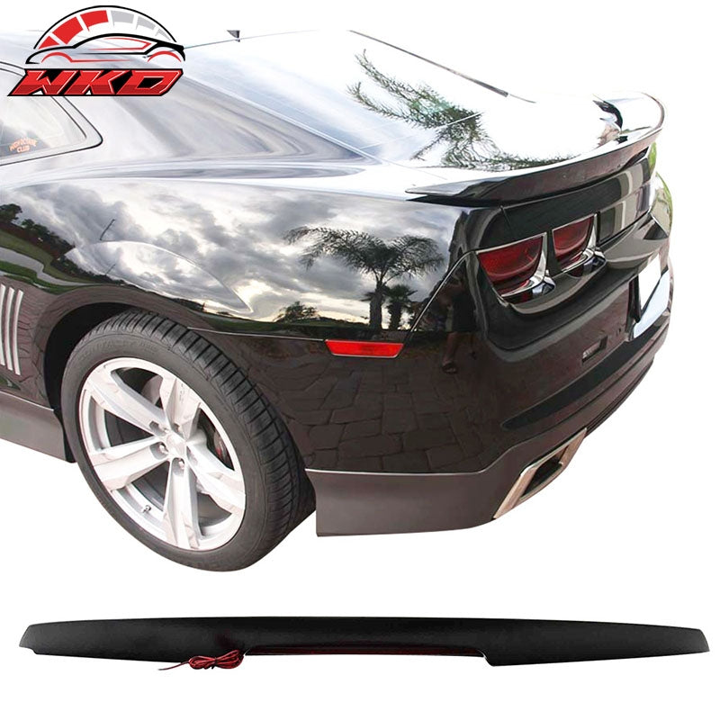 Wholesale 10-13 Chevrolet Camaro Coupe ZL1 Style Rear Trunk Spoiler W/LED Unpainted