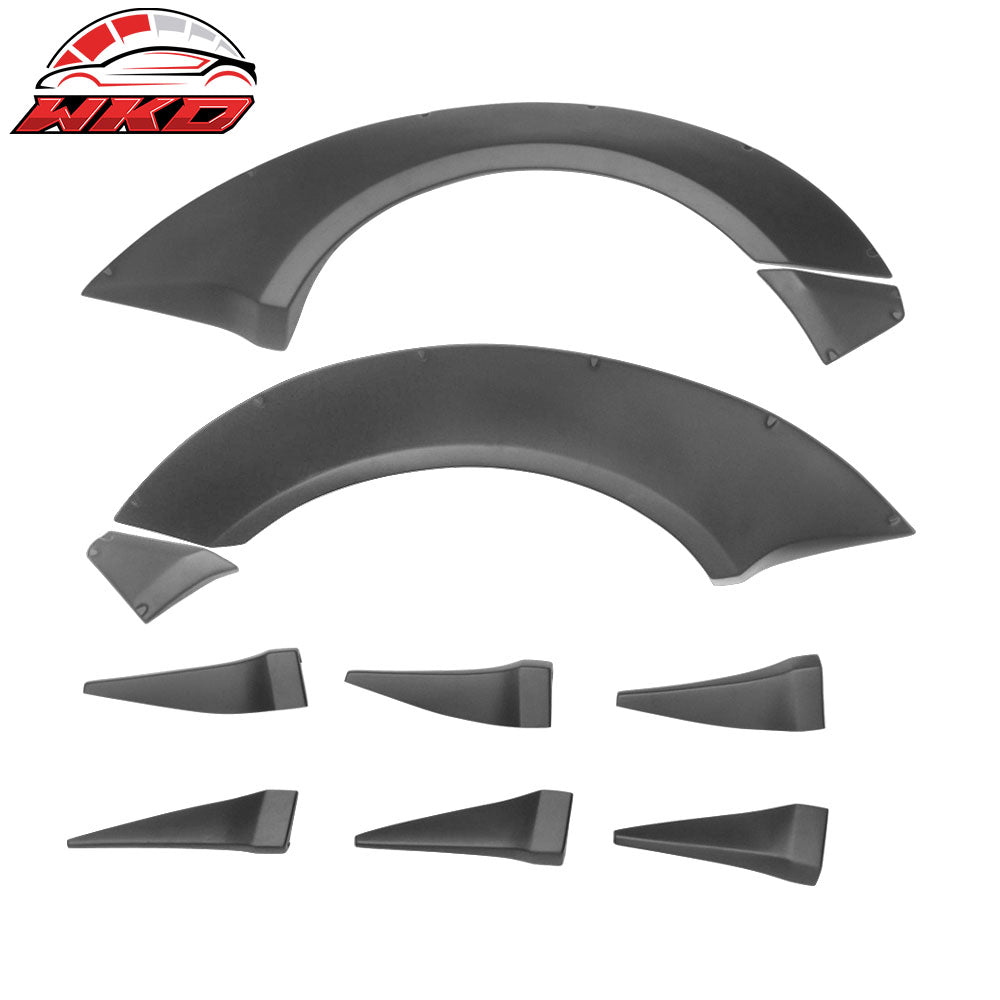 Fits 10-15 Chevrolet Camaro ZL1 MB Style Fender Flares Front Canards PP
