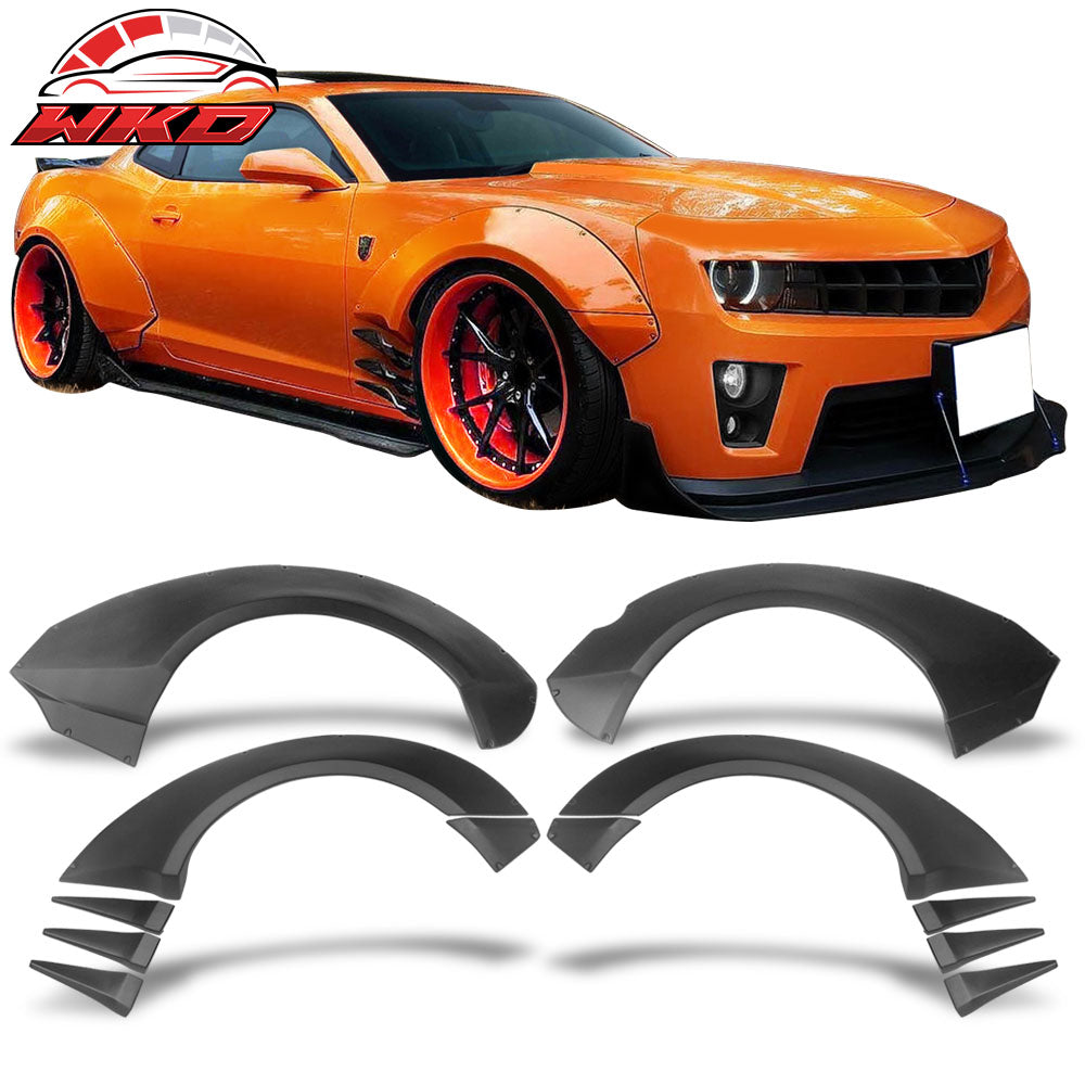 Fits 10-15 Chevrolet Camaro ZL1 MB Style Fender Flares Front Canards PP