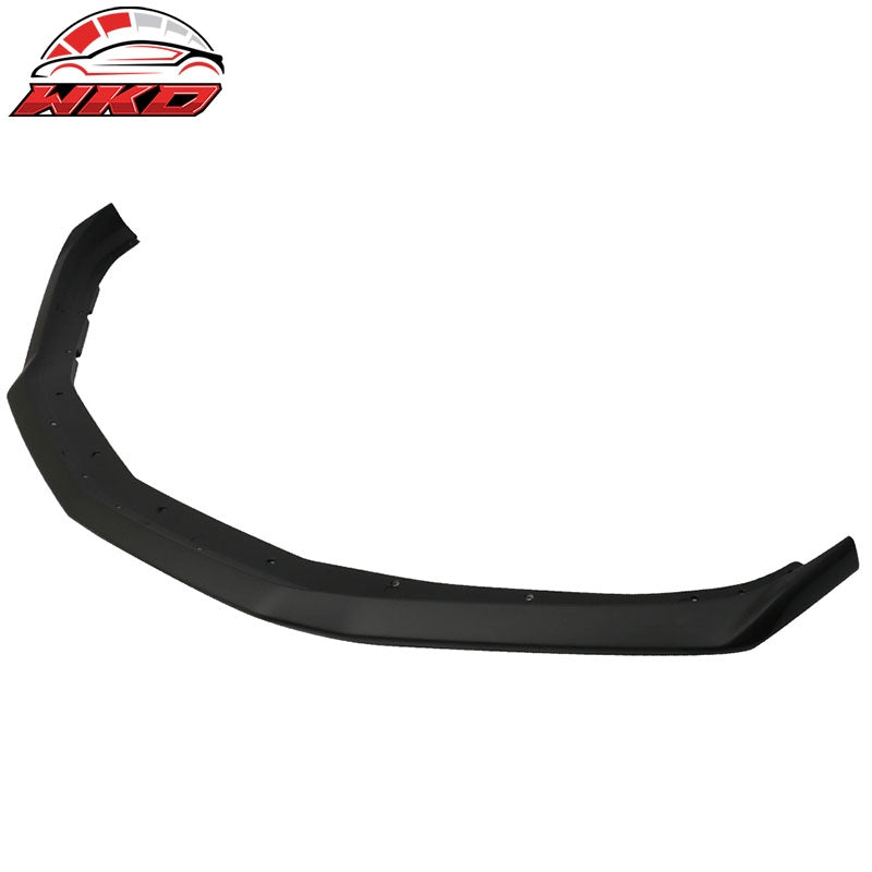 Fits 16-24 Camaro SS V8 OE Style Front Bumper Lip Matte Black