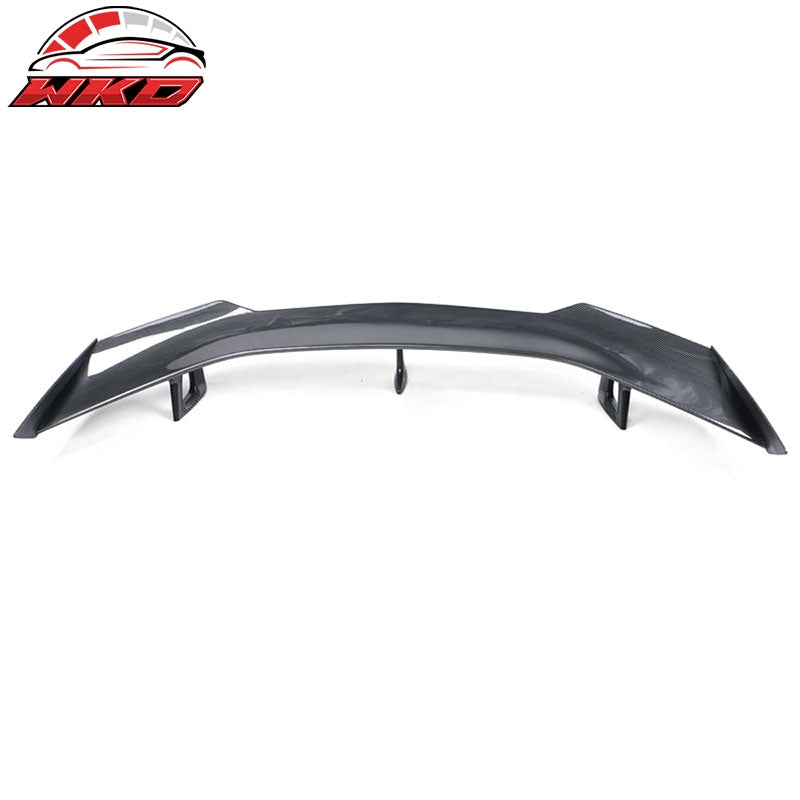 Fits 16-24 Chevy Camaro ZL1 1LE Style Rear Trunk Spoiler Wing Carbon Fiber Print