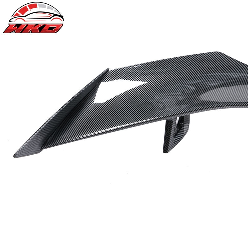 Fits 16-24 Chevy Camaro ZL1 1LE Style Rear Trunk Spoiler Wing Carbon Fiber Print
