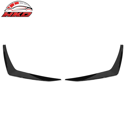 Wholesale 14-24 Camaro ZL1 Style Front Bumper Side Splitter Canards ABS Gloss Black
