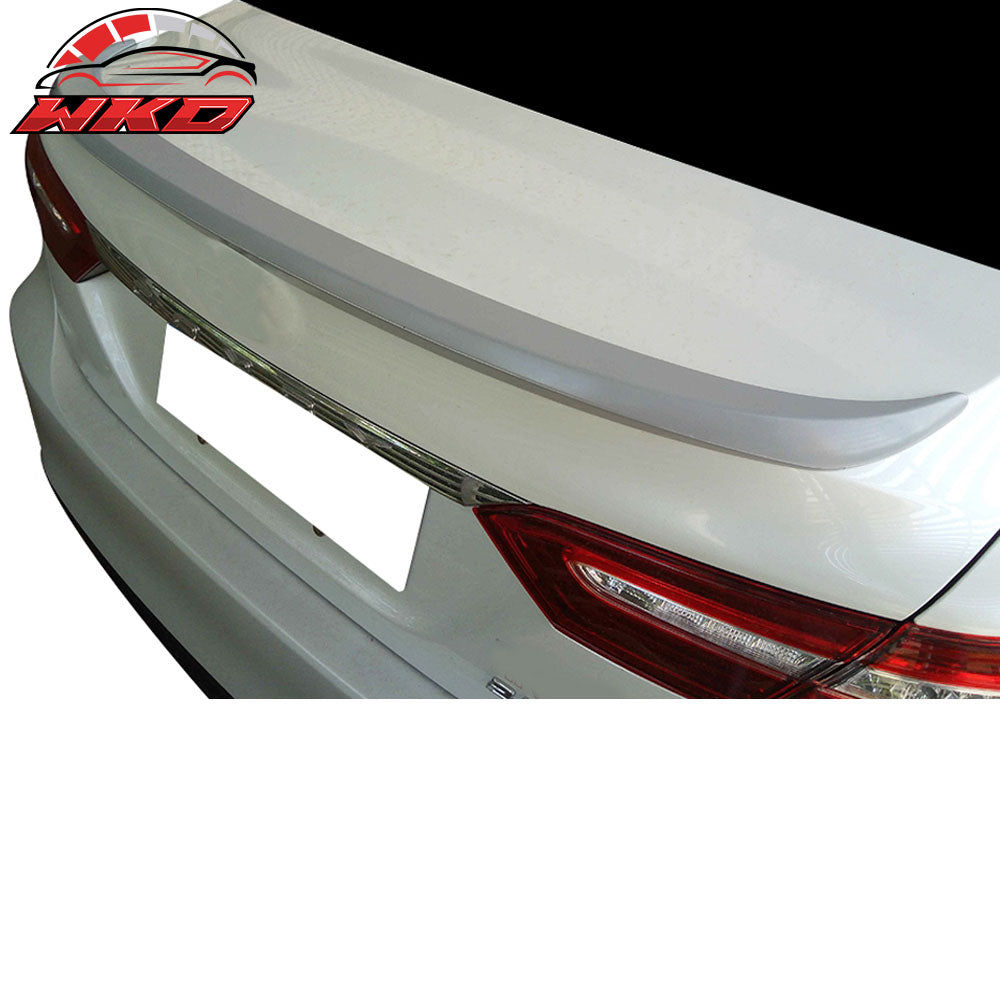 Fits 18-24 Toyota Camry OE Style Rear Trunk Lid Spoiler Wing Lip Unpainted ABS