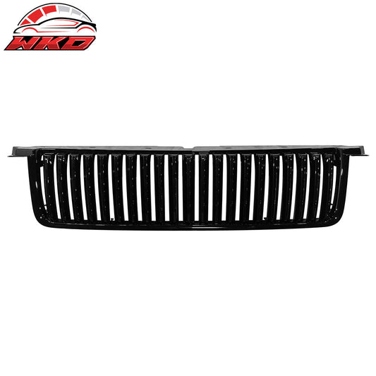 Wholesale 06-10 Ford Explorer XLS Vertical Bar Style Front Bumper Grille Gloss Black
