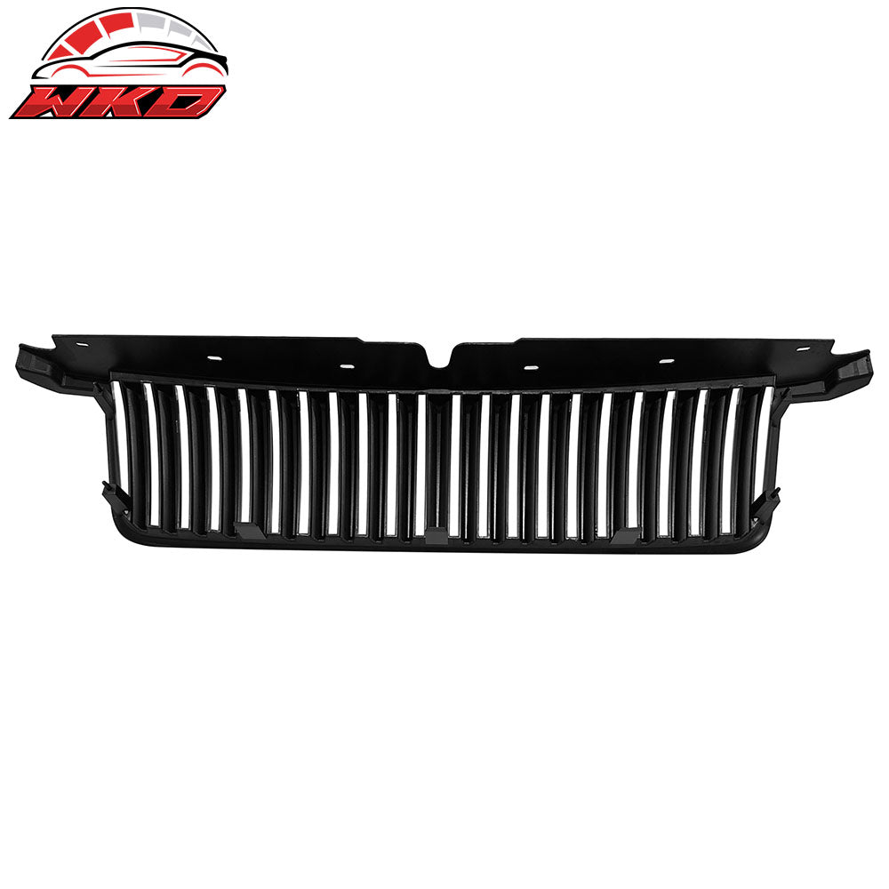 Fits 06-10 Ford Explorer XLS Vertical Bar Style Front Bumper Grille Gloss Black