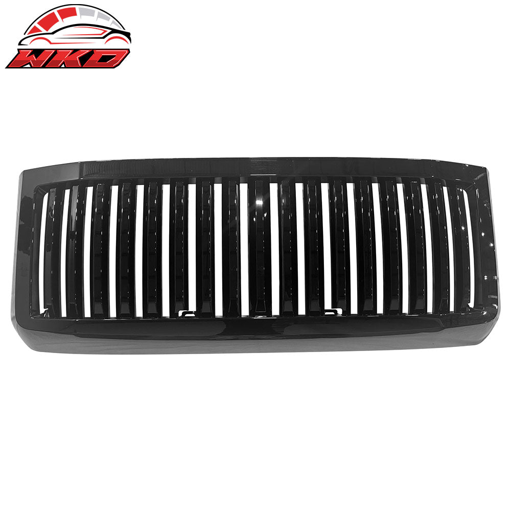 Wholesale 08-10 Ford F-250 Super Duty Vertical Bar Style Front Grille ABS Gloss Black