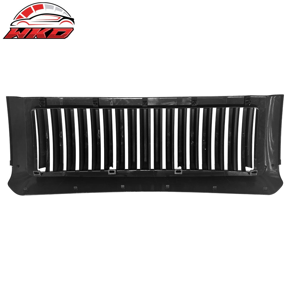 Fits 08-10 Ford F-250 Super Duty Vertical Bar Style Front Grille ABS Gloss Black