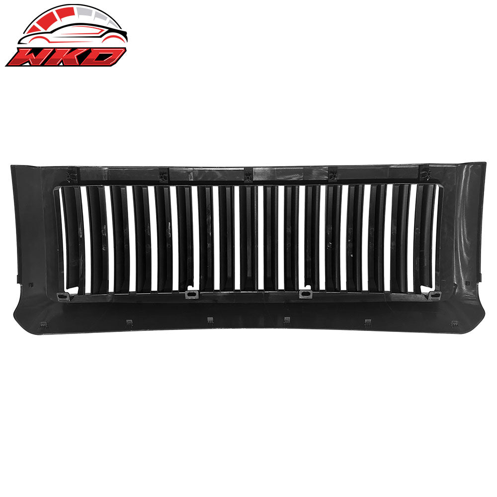 Fits 08-10 Ford F-250 Super Duty Vertical Bar Style Front Grille ABS Gloss Black