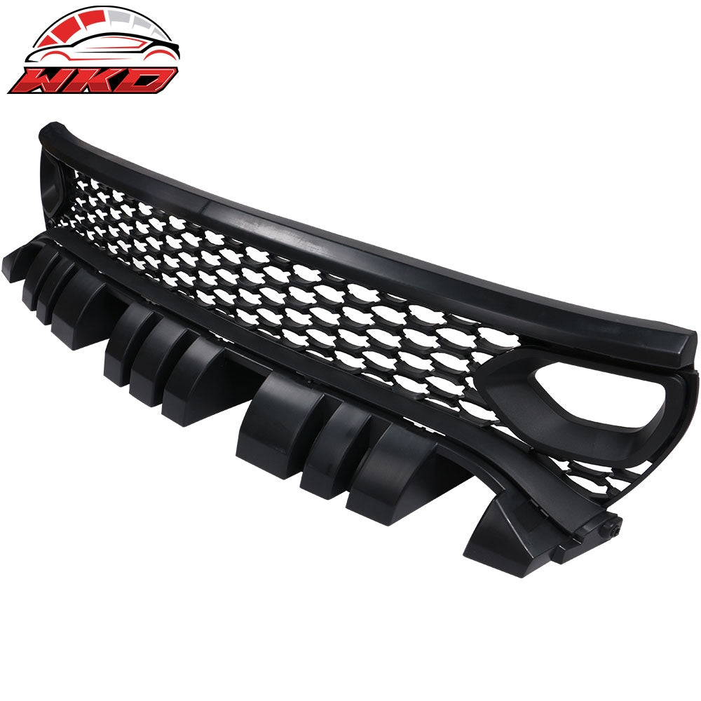 Fits 15-23 Dodge Charger SRT Scat Pack Daytona Upper Grille w/ Bezels Dual Inlet