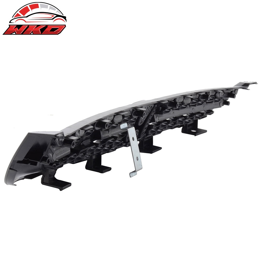 Fit 01-03 Honda Civic RS Style Unpainted Black Front Upper Hood Grille Grill ABS