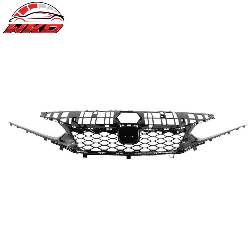 Wholesale 22-24 Honda Civic Si & Hatchback Type R Style Upper Grille Gloss Black ABS