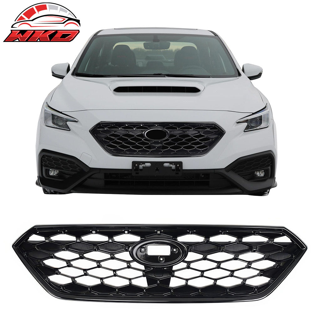 Wholesale 22-25 Subaru WRX JDM 1 Style Front Bumper Grille Replacement Gloss Black