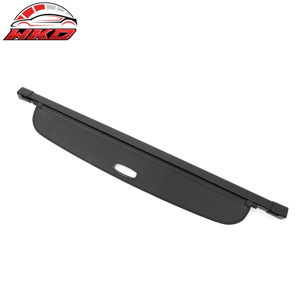 Fits 17-26 Audi Q7 SQ7 Carbon Fiber Print Retractable Cargo Cover Luggage Shade