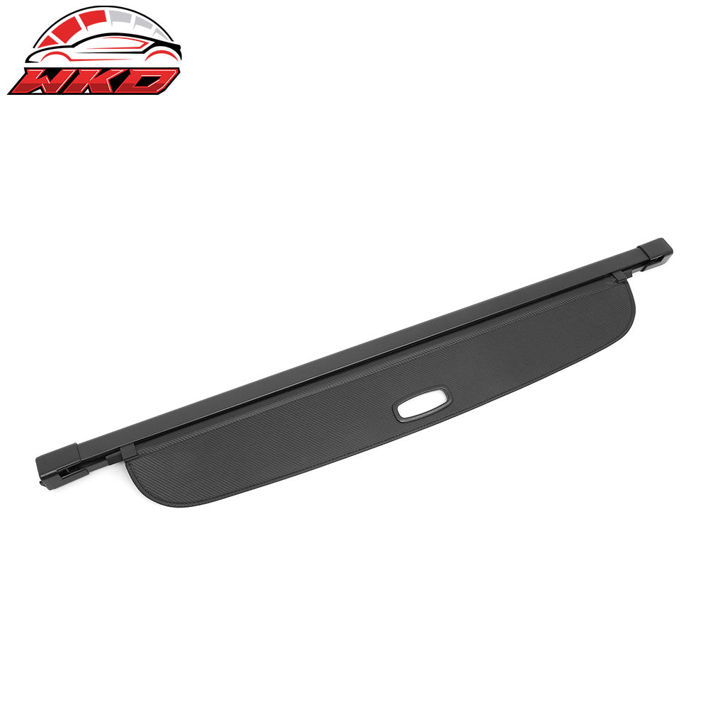 Fits 17-26 Audi Q7 SQ7 Carbon Fiber Print Retractable Cargo Cover Luggage Shade