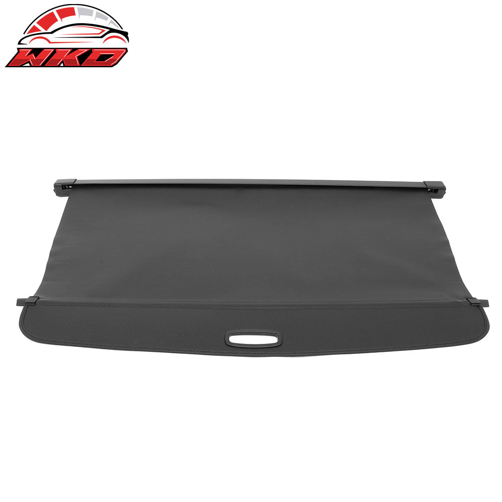 Fits 17-26 Audi Q7 SQ7 Carbon Fiber Print Retractable Cargo Cover Luggage Shade